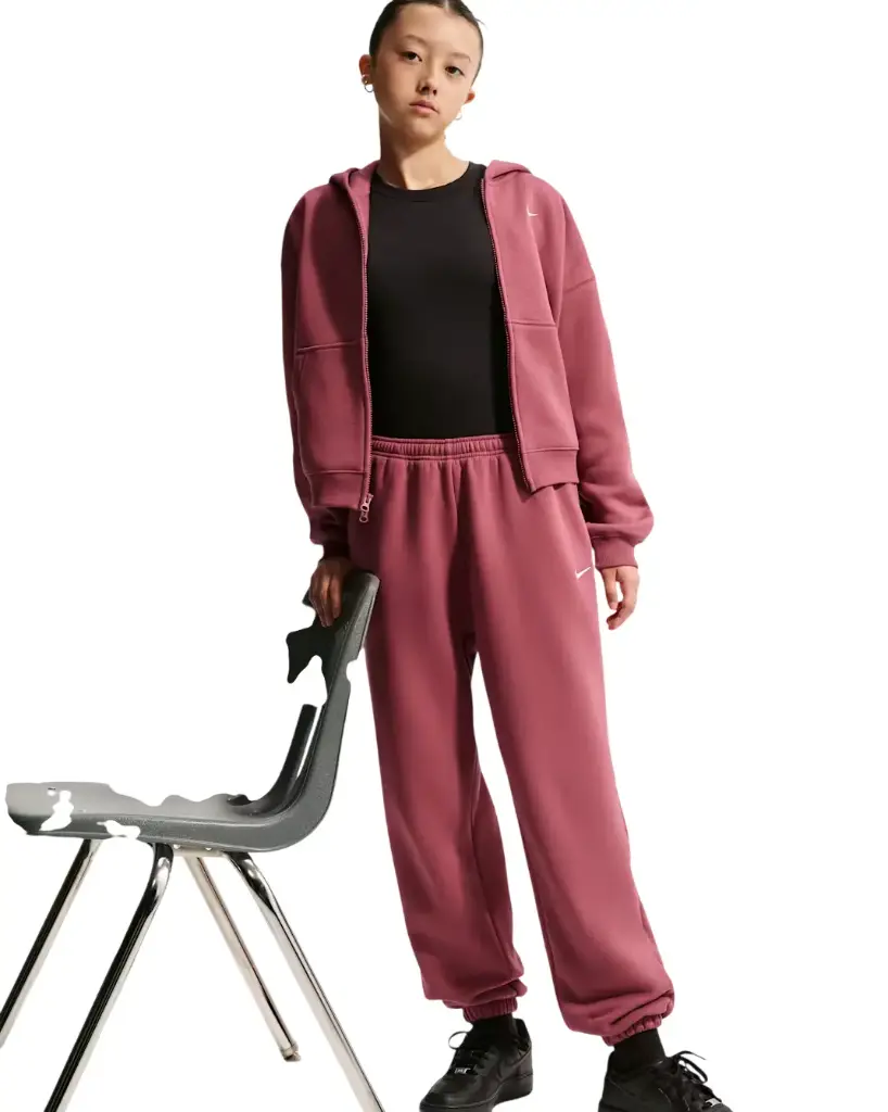 Nike Sportswear Studio Fleece Jogginghose pink Kinder