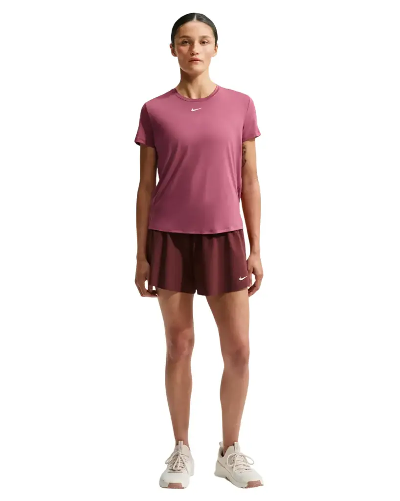 Nike One Classic Dri-FIT T-Shirt pink Damen 