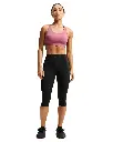 Nike Swoosh gepolsterter Sport-BH pink Damen