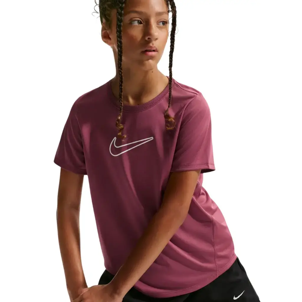Nike One Tempo Dri-Fit Laufshirt pink Kinder