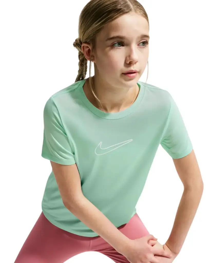Nike One Tempo Dri-Fit Laufshirt grün Kinder