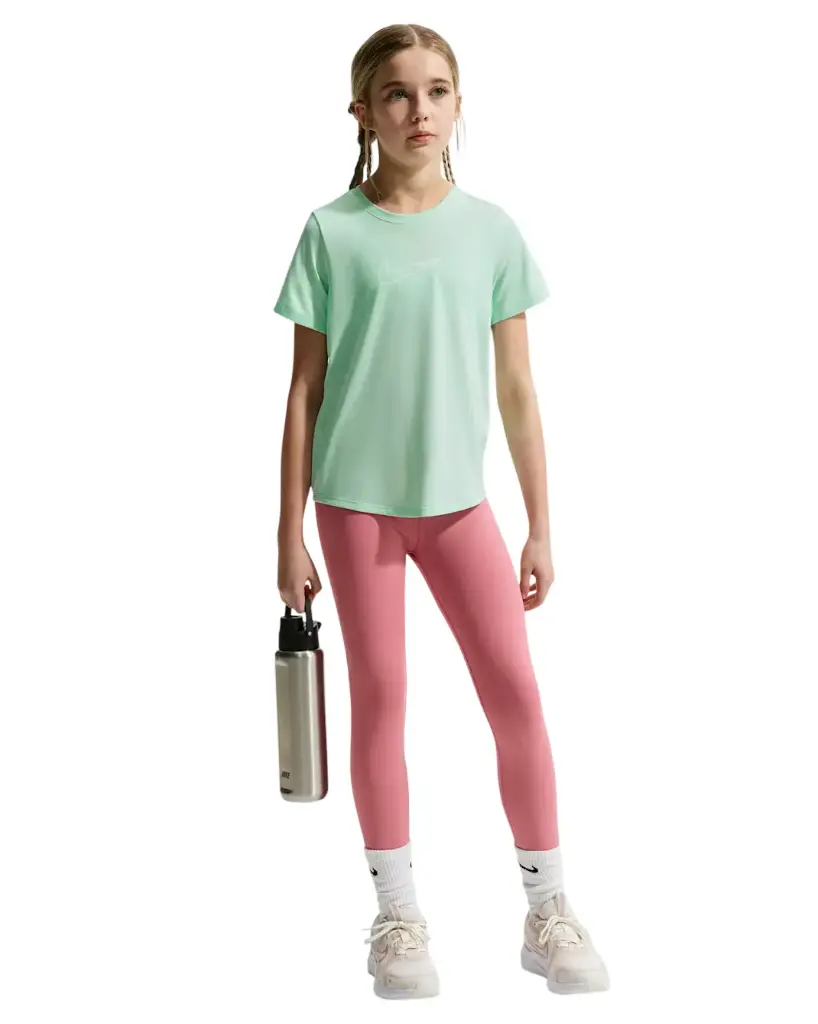Nike One Tempo Dri-Fit Laufshirt grün Kinder