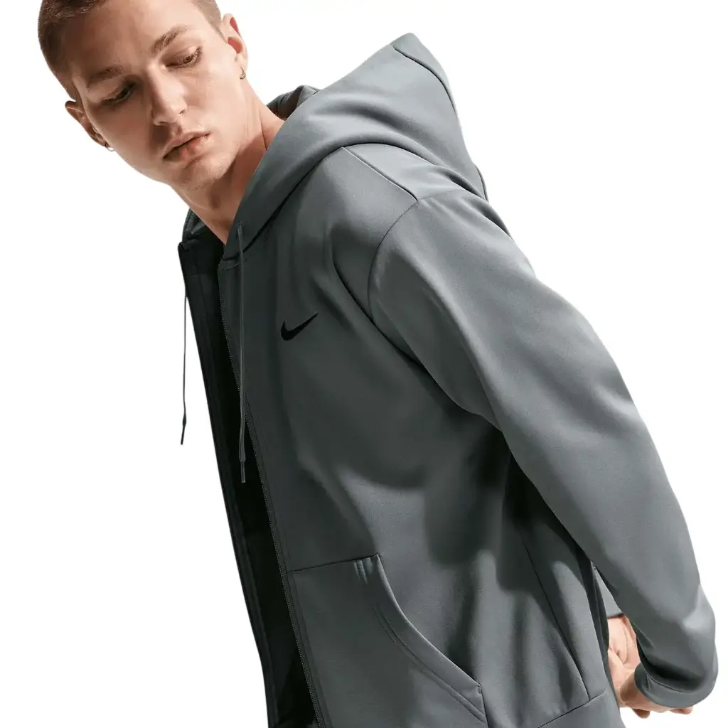 Nike Therma-Fit Flex Fleece Kapuzenjacke grau  