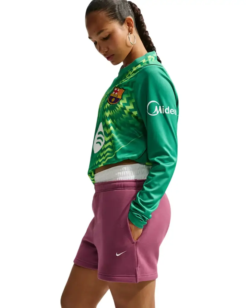 Nike Studio Fleece Short pink Damen 