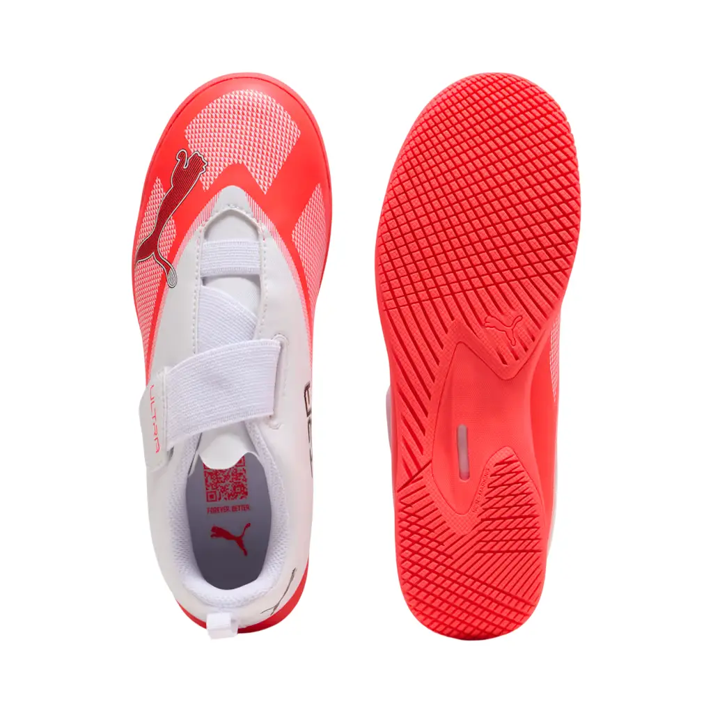 Puma Ultra 7 Play V IT Jr Fußballschuhe weiß Kinder