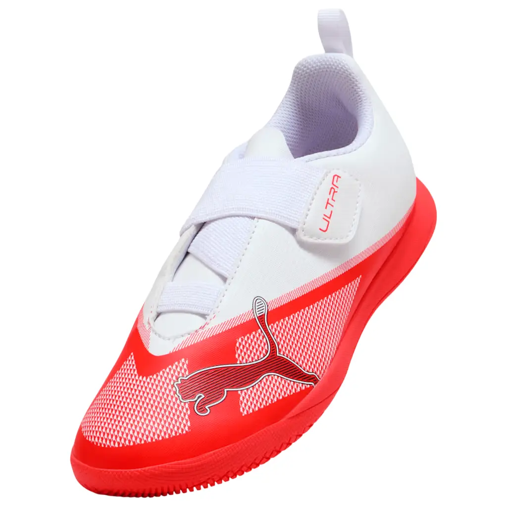Puma Ultra 7 Play V IT Jr Fußballschuhe weiß Kinder