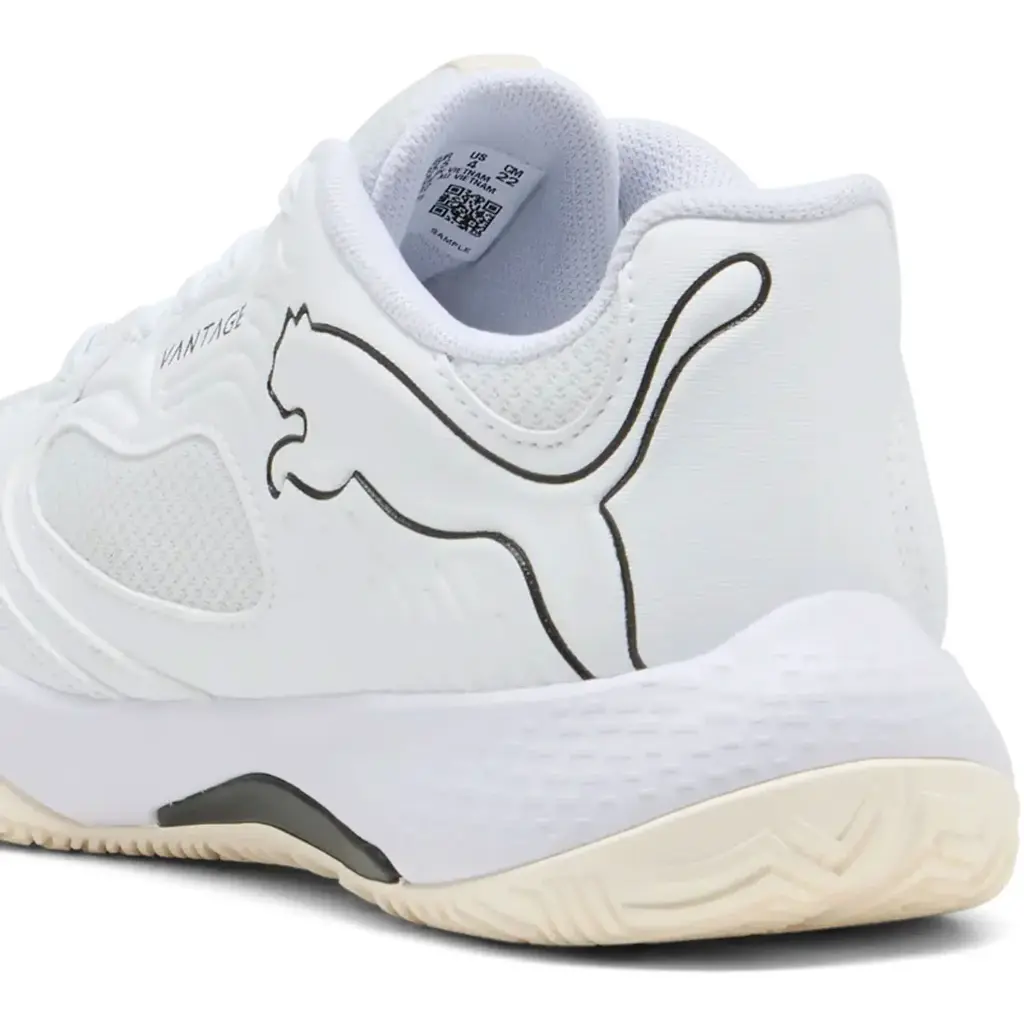 Puma Vantage 2 Jr Hallenschuhe weiß Kinder 