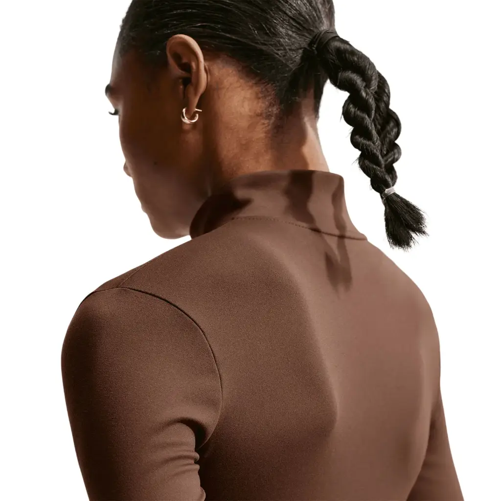 Nike One Fitted Dri-FIT Jacke braun Damen