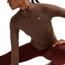Nike One Fitted Dri-FIT Jacke braun Damen