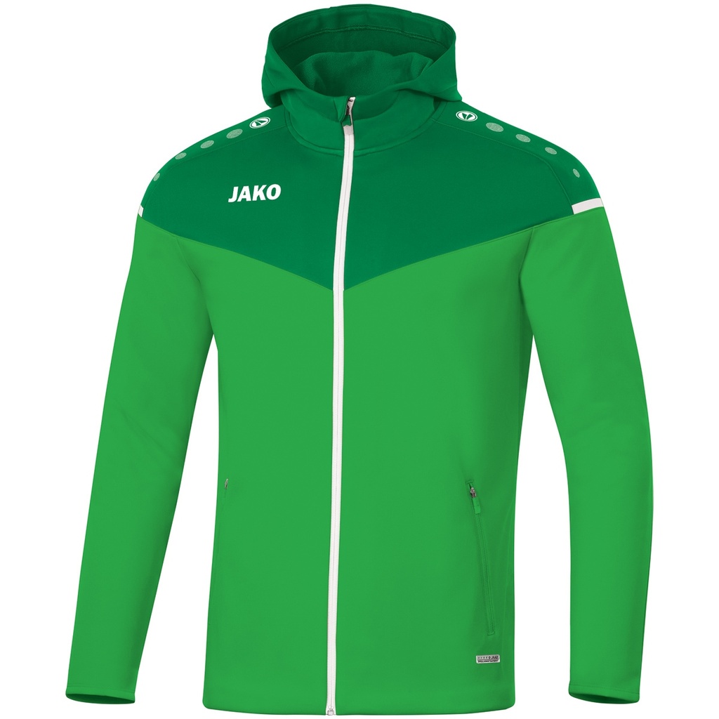 Jako Champ 2.0 Kapuzenjacke grün  
