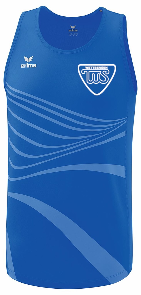 Erima TuS Wettbergen Racing Singlet Laufshirt blau Herren 