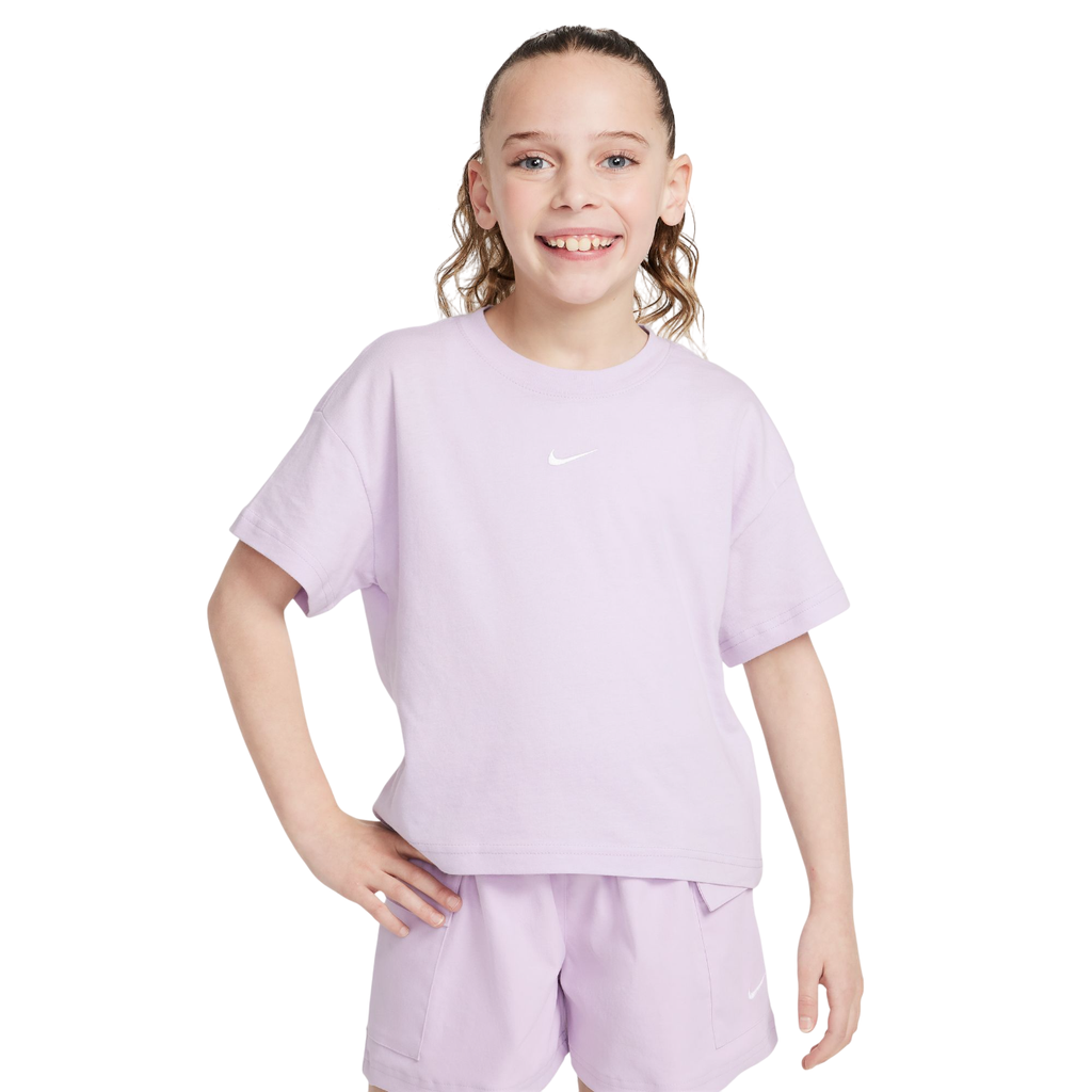 Nike Sportswear Grafik T-Shirt lila Kinder 