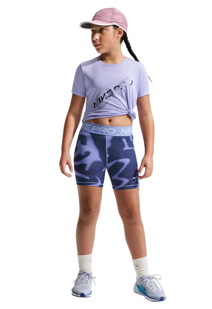 Nike Pro Dri-FIT Shorts lila Kinder 