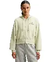 Nike Sportswear Phoenix Fleece Kapuzenjacke grün Damen