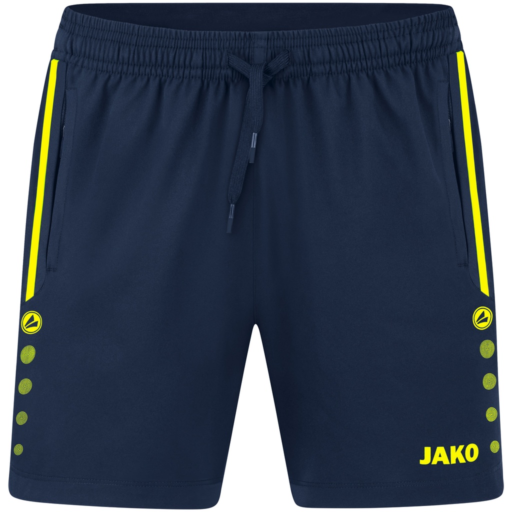 Jako Shorts Allround marine-neongelb Damen