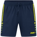 Jako Shorts Allround marine-neongelb Damen