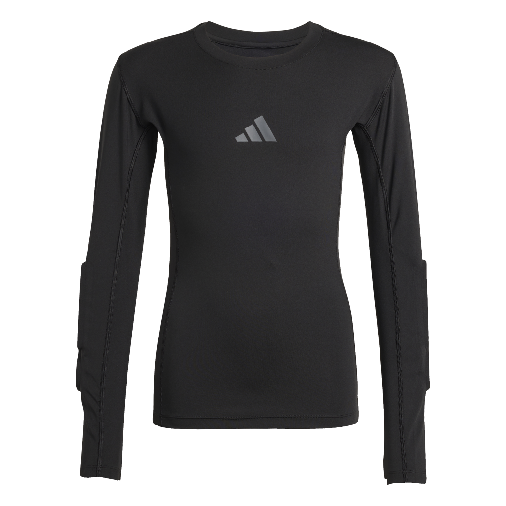 adidas Gepolstertes Torwart-Baselayer-Shirt Largarm schwarz Kinder