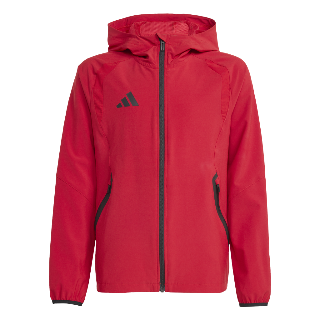adidas Tiro Travel Windbreaker rot Kinder