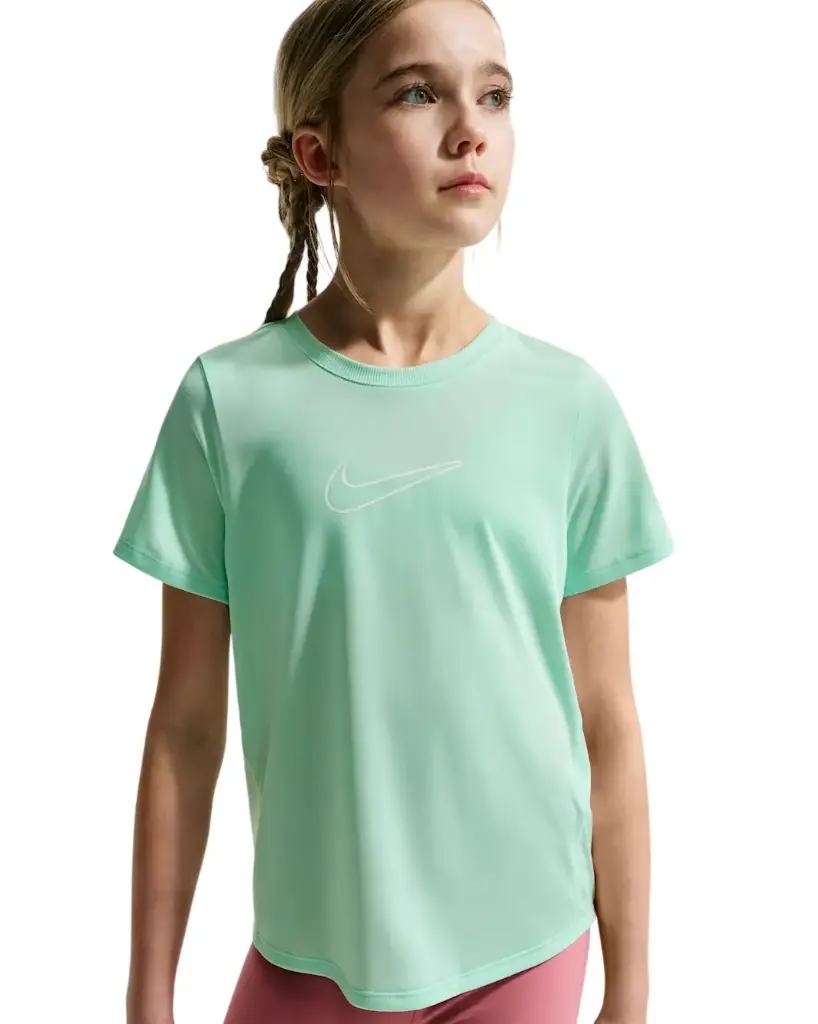 Nike One Tempo Dri-Fit Laufshirt grün Kinder