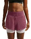 Nike Flow Dri-FIT 2-in-1Laufshorts pink Damen