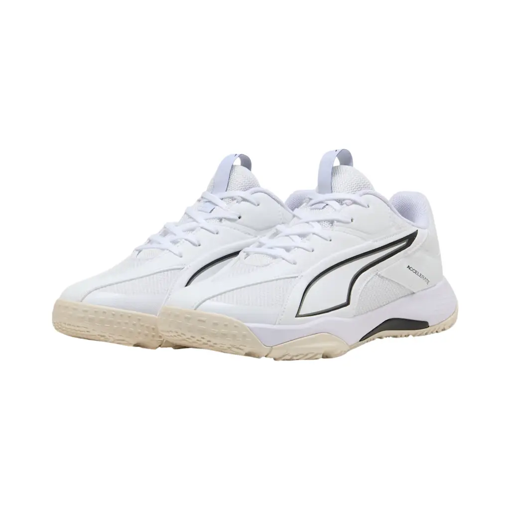 Puma Accelerate Jr 5 Handballschuhe weiß Kinder