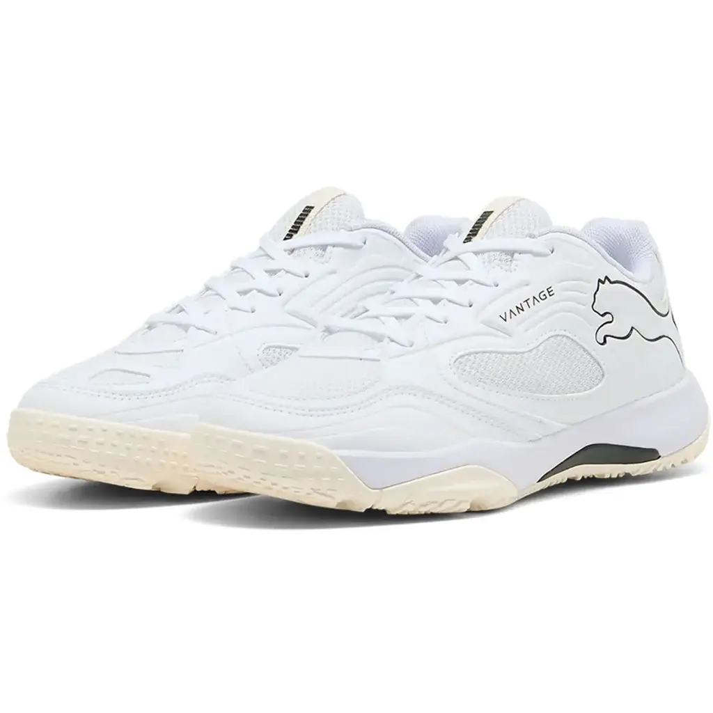 Puma Vantage 2 Jr Hallenschuhe weiß Kinder 