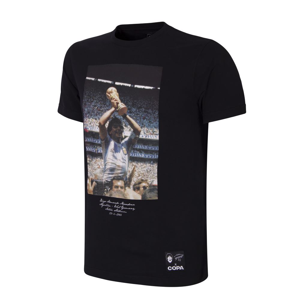 COPA Maradona x COPA Argentinien WM 1986 Celebration T-Shirt schwarz