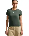 Nike Sportswear Chill Knit T-Shirt grün Damen