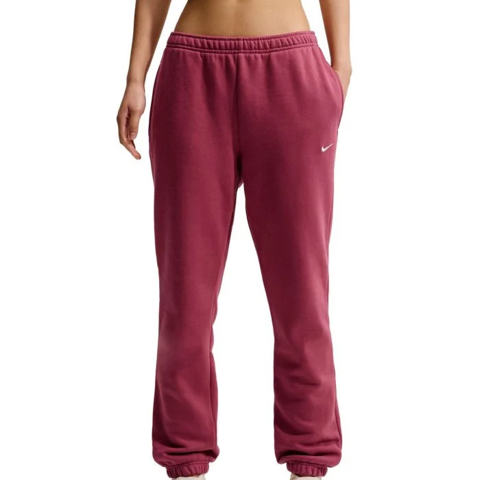 Nike Studio Fleece Jogginghose rot Damen 