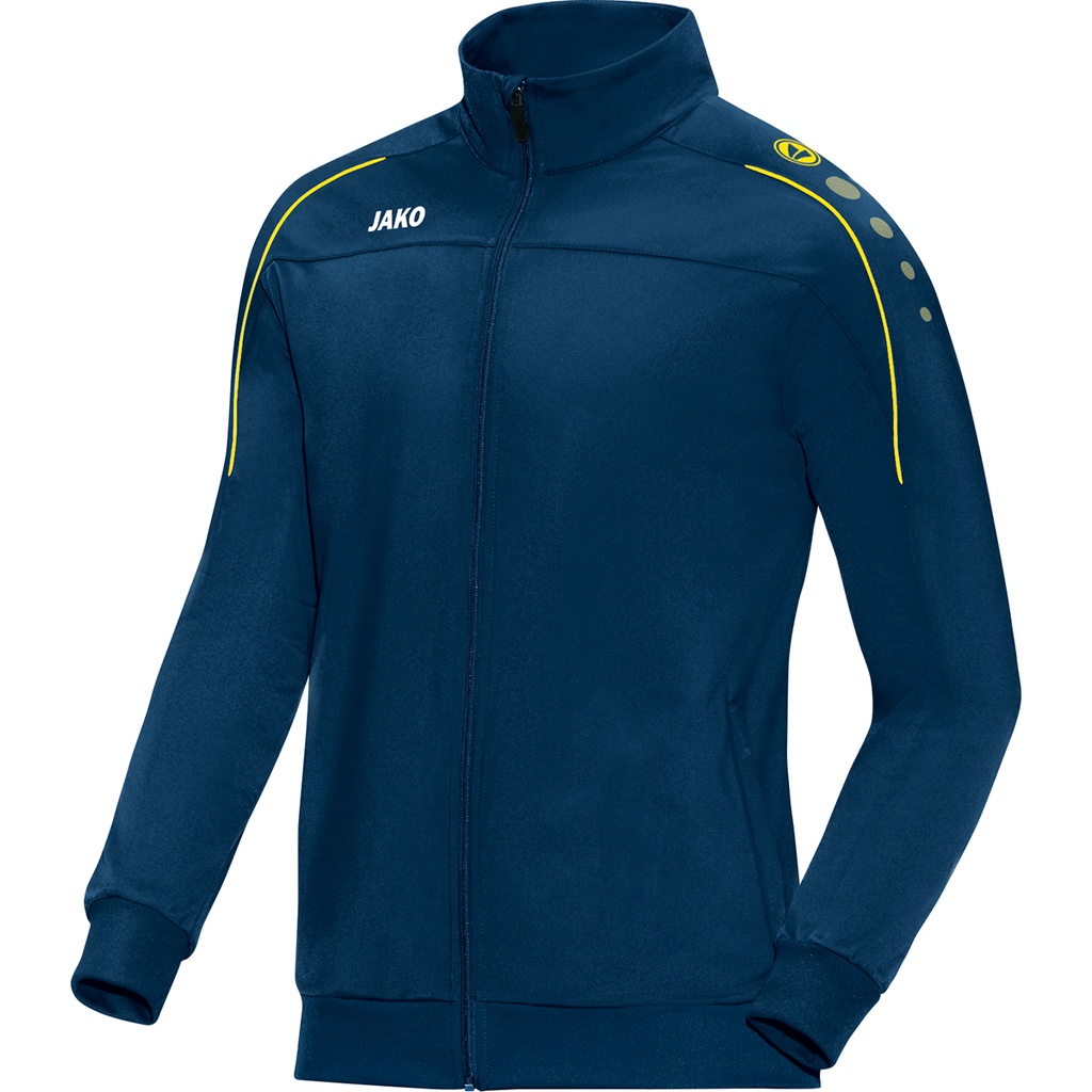 Jako Polyesterjacke Classico nightblue-citro