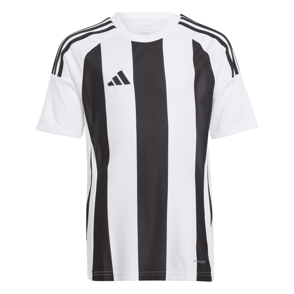 adidas Striped 24 Trikot schwarz-weiß Kinder 