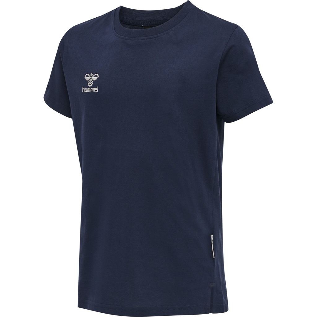 Hummel Move Grid Cotton T-Shirt dunkelblau Kinder
