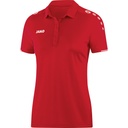 Jako Polo-Shirt Classico rot Damen