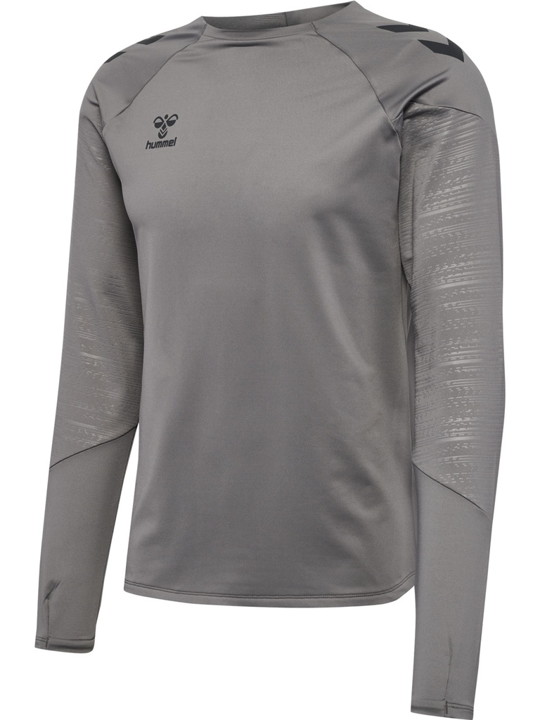 Hummel Pro Training Crew Sweatshirt grau
