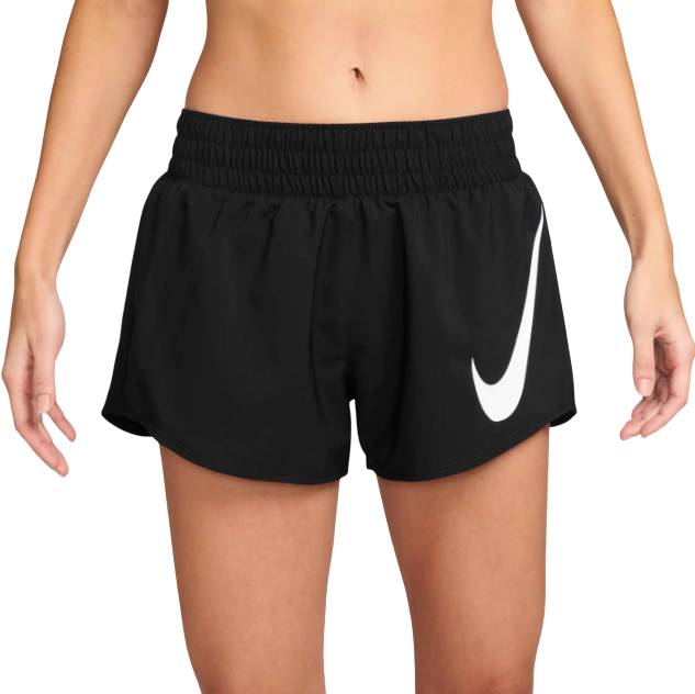  Nike One Swoosh Dri-FIT Laufshorts schwarz Damen