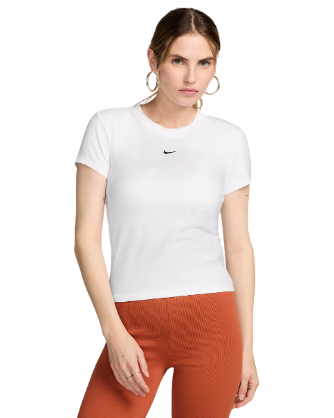 Nike Sportswear Chill Knit T-Shirt weiß Damen