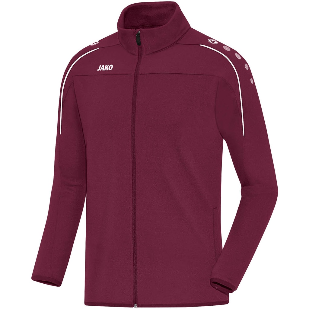 Jako Trainingsjacke Classico dunkelrot Kinder