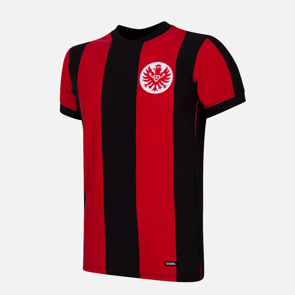 COPA Eintracht Frankfurt 1971/72 Retro Trikot rot-schwarz