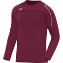 Jako Trainingspullover Classico dunkelrot
