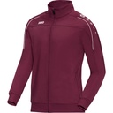 Jako Polyesterjacke Classico dunkelrot