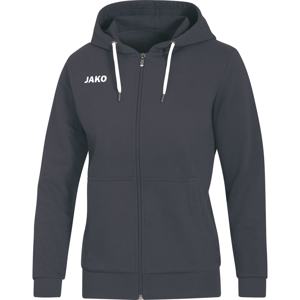 Jako Kapuzenjacke Base anthrazit Damen