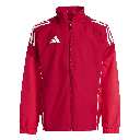 adidas Tiro 25 Competition Allwetterjacke rot Kinder