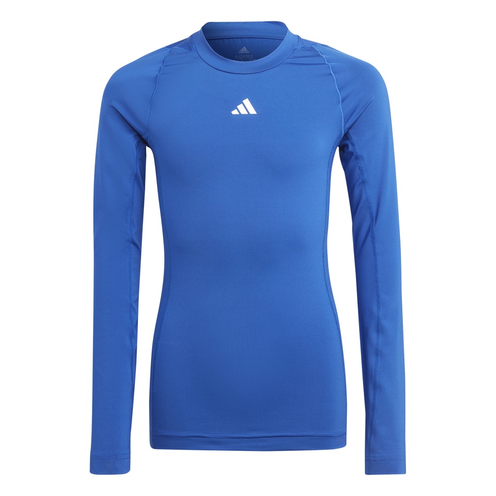 adidas Techfit Funktionsshirt Langarm blau Kinder