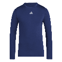 adidas Techfit Funktionsshirt Langarm blau 