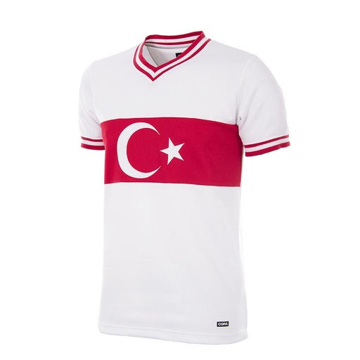 COPA Türkei  Retro Trikot 1979 weiß-rot weiß
