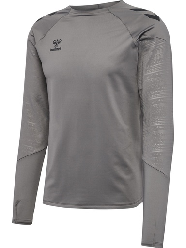 Hummel Pro Training Crew Sweatshirt grau