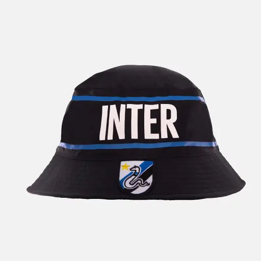 [5226] COPA FC Inter Mailand Taper Bucket Hat Fischerhut schwarz