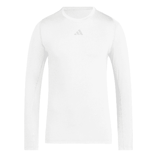 adidas Techfit Funktionsshirt Langarm weiß 