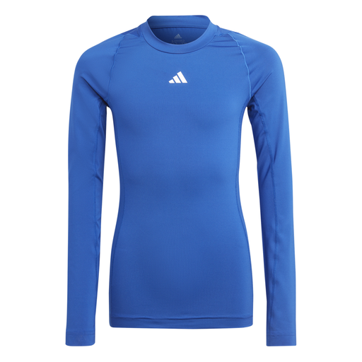 adidas Techfit Funktionsshirt Langarm blau Kinder