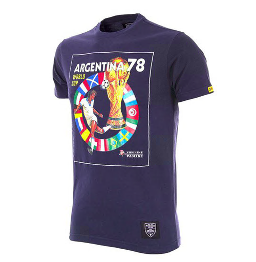 [1532] Copa Panini Heritage WM 1978 T-Shirt blau  